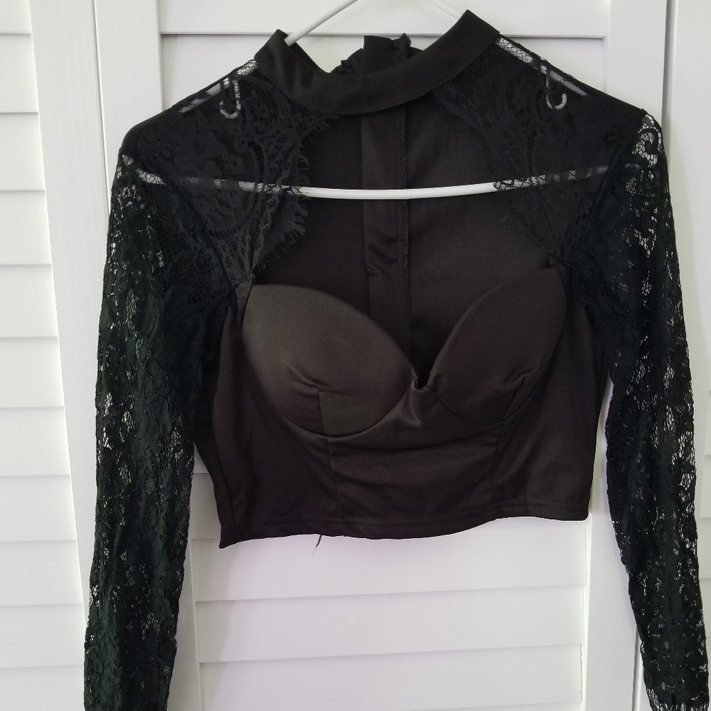 COPY - Black Crop Top